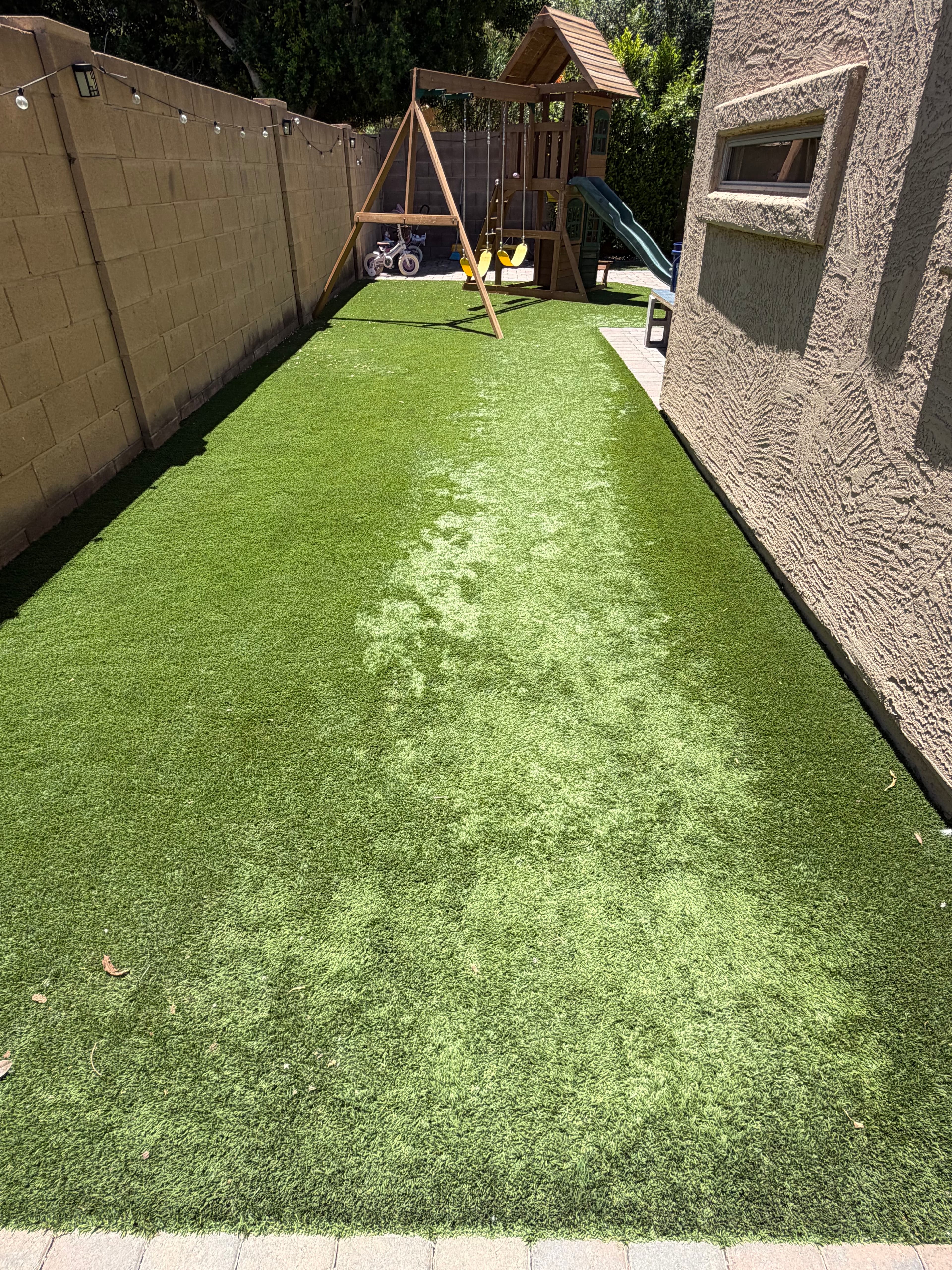 Project Advanced Turf Clean in WestWing Gets a Family Backyard Back in Shape image