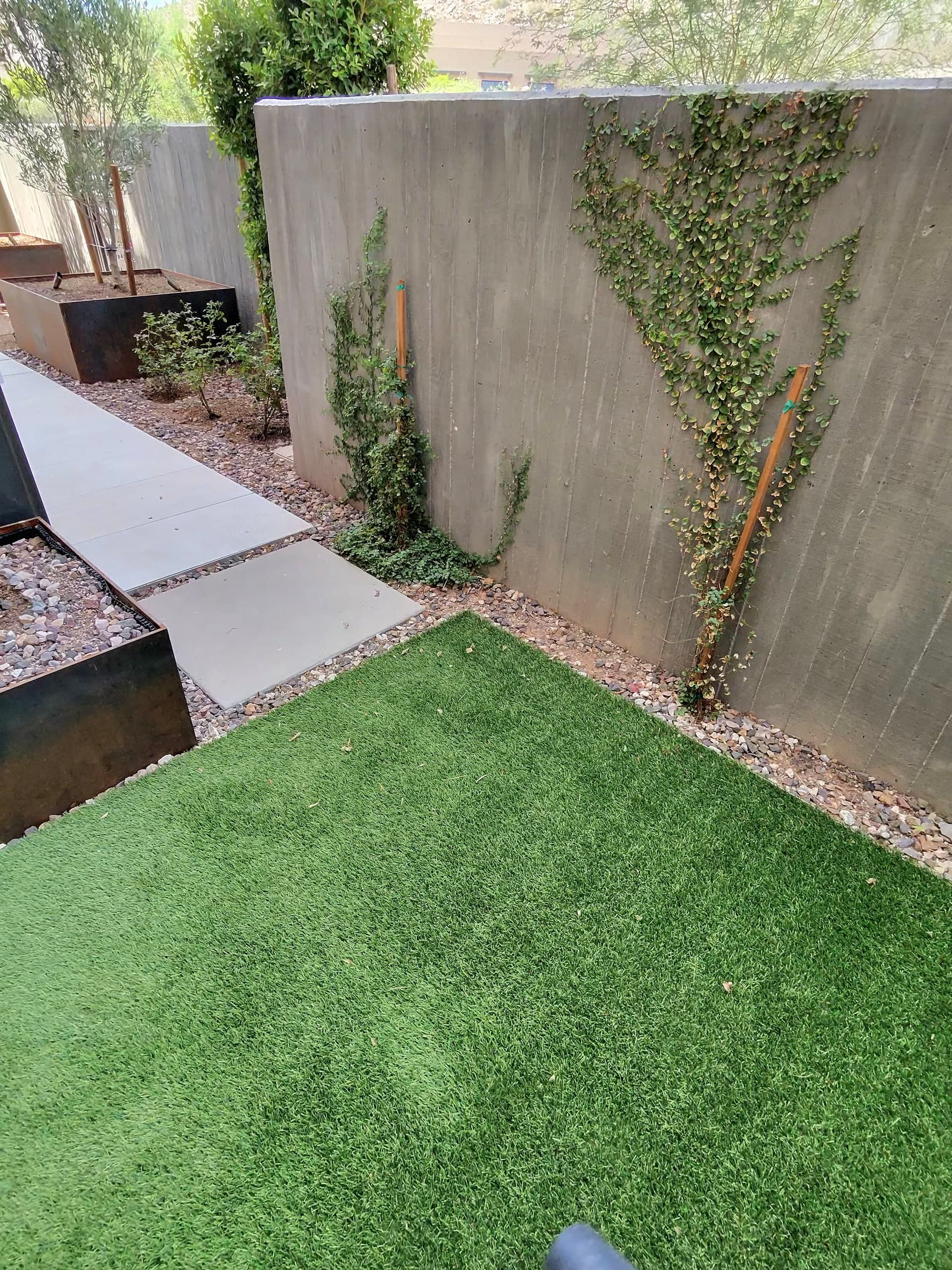 Gallery photos for Small Yard Artificial Turf Cleaning in Phoenix: Image #1