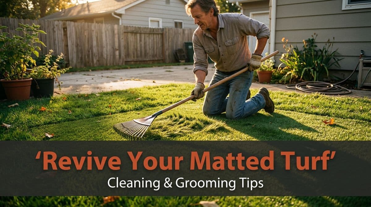 Featured post - How to Revive Matted Artificial Turf at Home